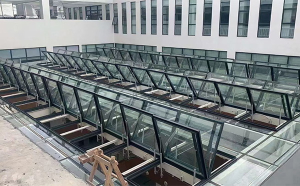百安科技有限公司近期庄浪排烟窗项目案例分享