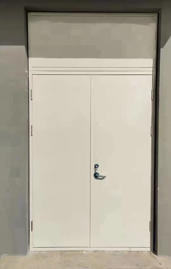 展览馆项目完成大跨度庄浪防火门安装